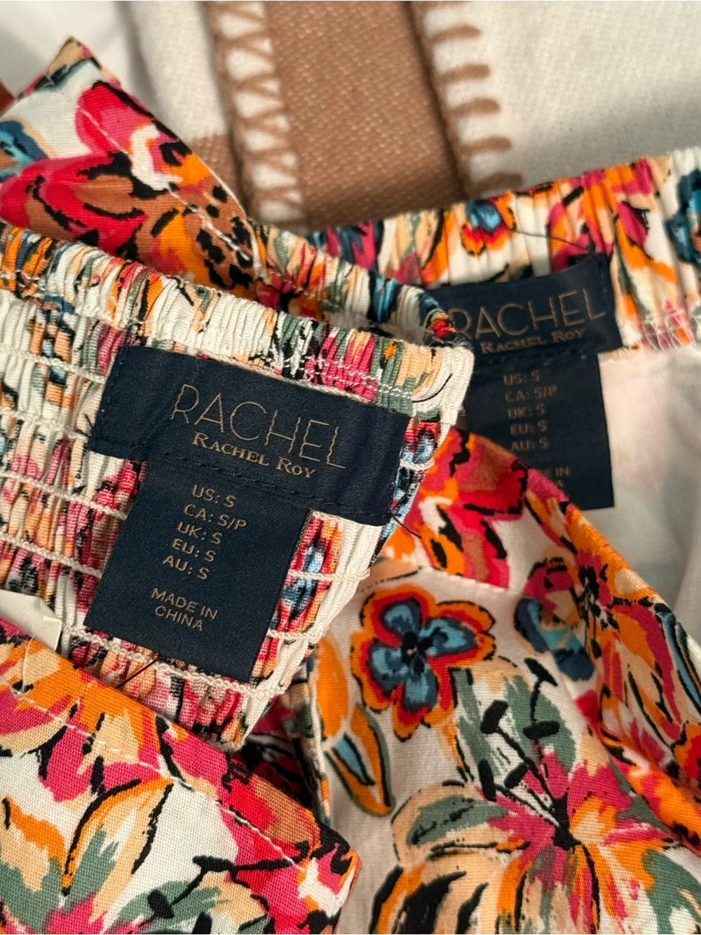Rachel Rachel Roy Floral Print Puff Sleeve Top and Skirt Set - Picture 6 of 7